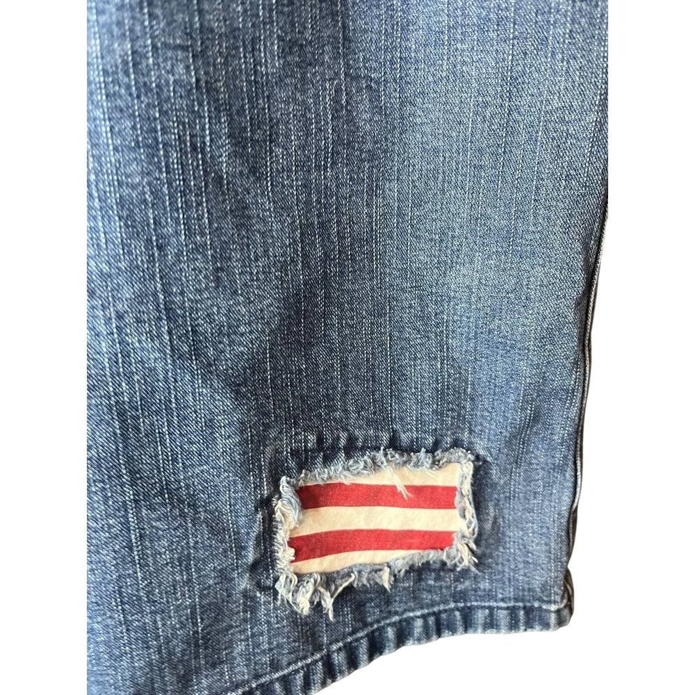 Vintage Tommy Hilfiger Women's Denim Skirt Size 16 - Picture 2 of 4